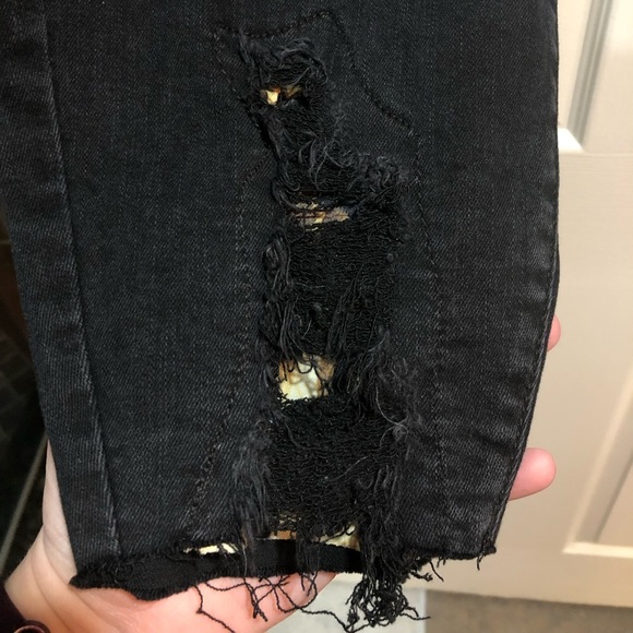 Judy Blue Jeans Black Leopard Mid Rise 22W NWT - Picture 5 of 13